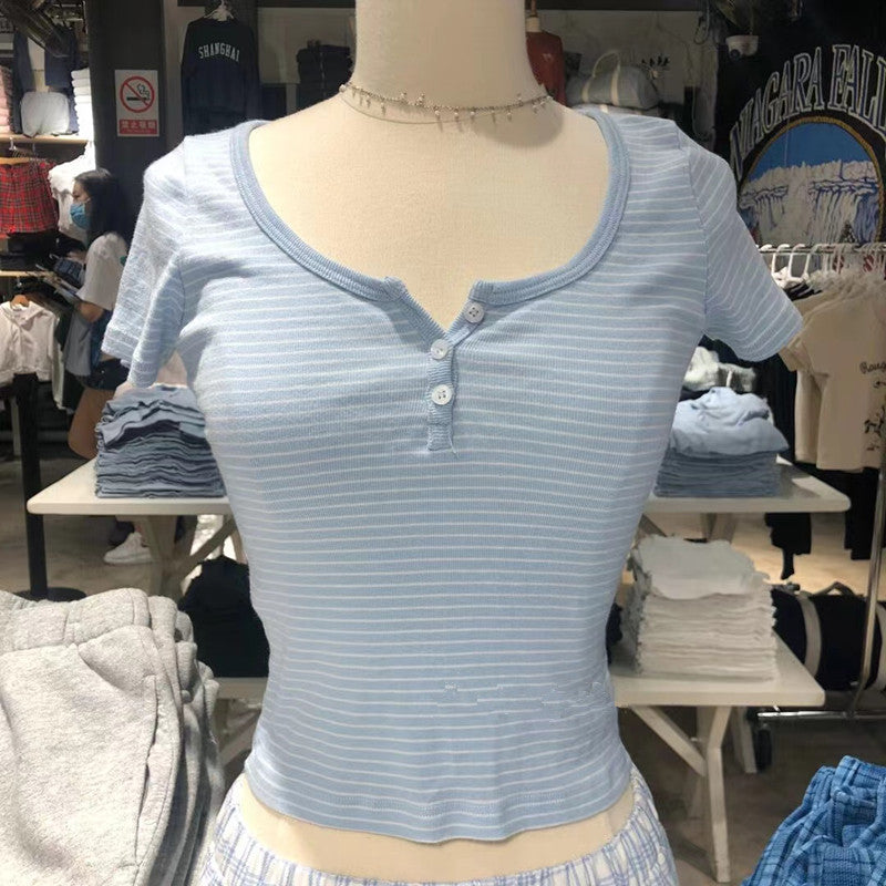 New chic self-designed dropped shoulder knit top