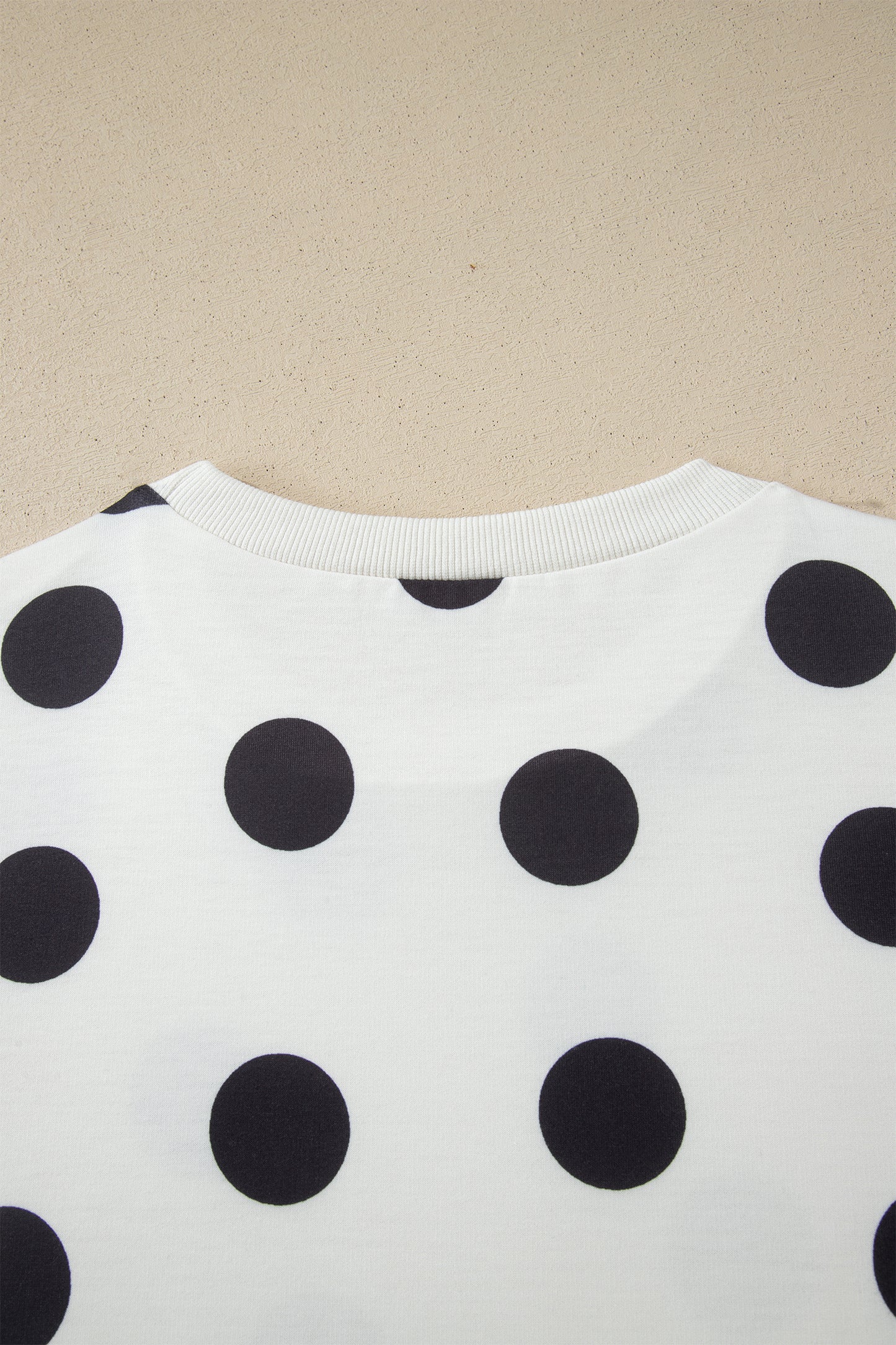 Sky Blue Polka Dot Short Sleeve Top Casual Skort 2pcs Outfit