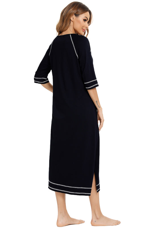 Ladies Loungewear Casual Loose Nightdress