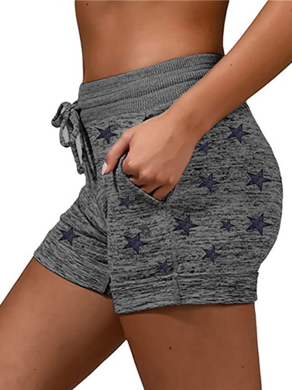 Women's Star Pattern Casual Lounge Shorts