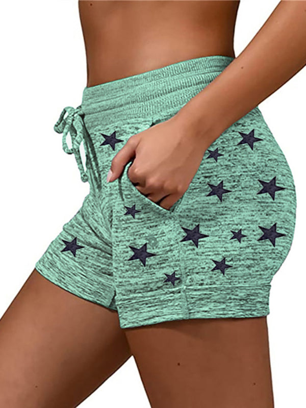 Women's Star Pattern Casual Lounge Shorts