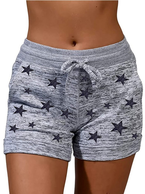 Women's Star Pattern Casual Lounge Shorts