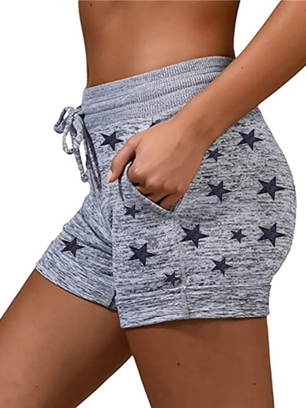 Women's Star Pattern Casual Lounge Shorts