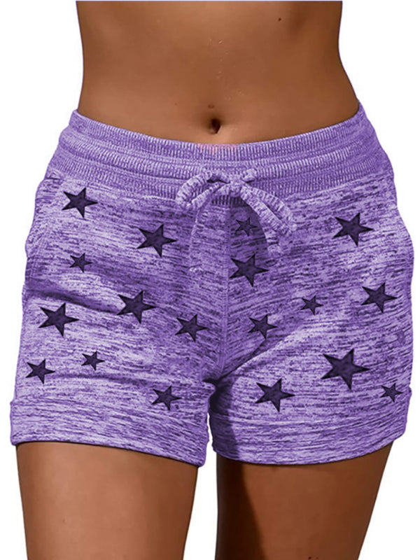 Women's Star Pattern Casual Lounge Shorts