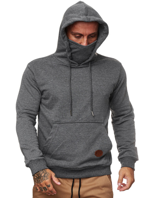 Men's Sweatshirt Hoodie Long Sleeve T-Shirt Call of Duty Sweatshirt Face Mask