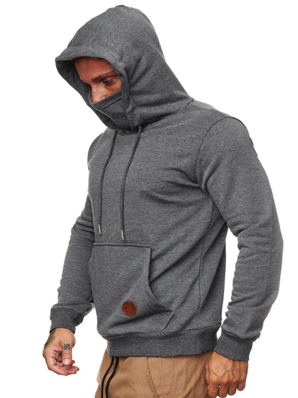 Men's Sweatshirt Hoodie Long Sleeve T-Shirt Call of Duty Sweatshirt Face Mask