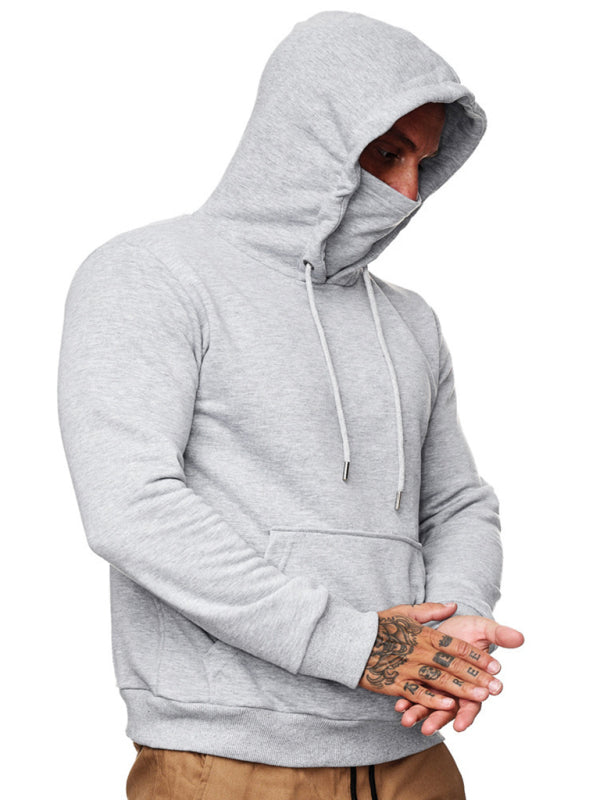 Men's Sweatshirt Hoodie Long Sleeve T-Shirt Call of Duty Sweatshirt Face Mask