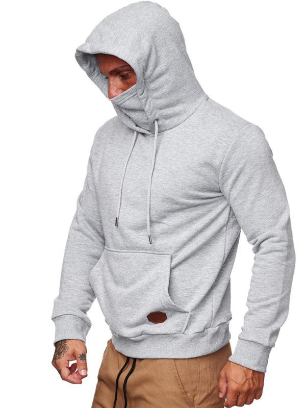 Men's Sweatshirt Hoodie Long Sleeve T-Shirt Call of Duty Sweatshirt Face Mask