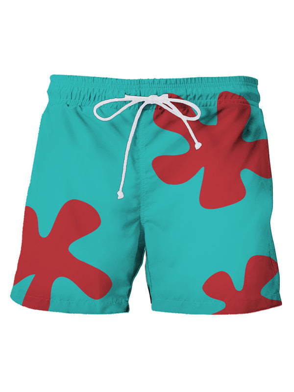 Beach Shorts Men's Casual Vacation Printed Shorts