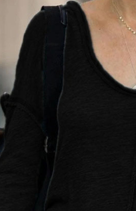 Women'S Casual V-Neck Long-Sleeved Top