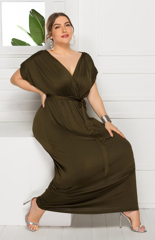 Stylish Maternity Solid Knit Everyday Dress for Spring-Summer