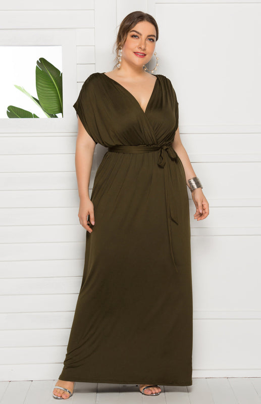 Stylish Maternity Solid Knit Everyday Dress for Spring-Summer