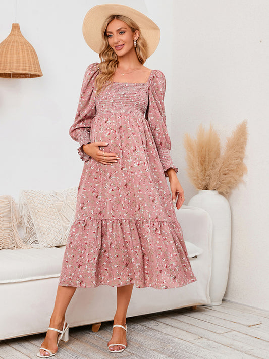 Women's chiffon dress small floral dresses