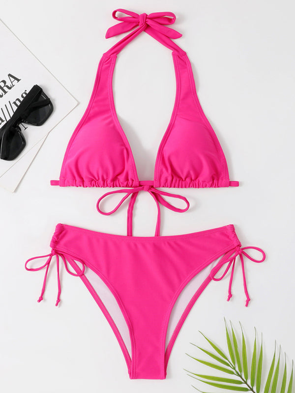 Women's Stylish Self Design Knit Bikini