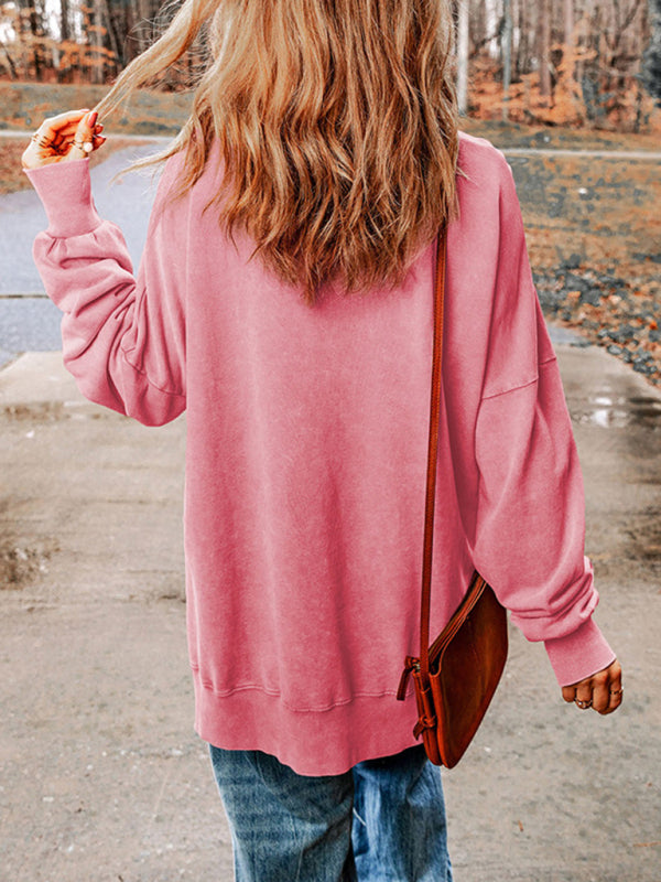 Oversized Casual Loose Fit Pullover Top