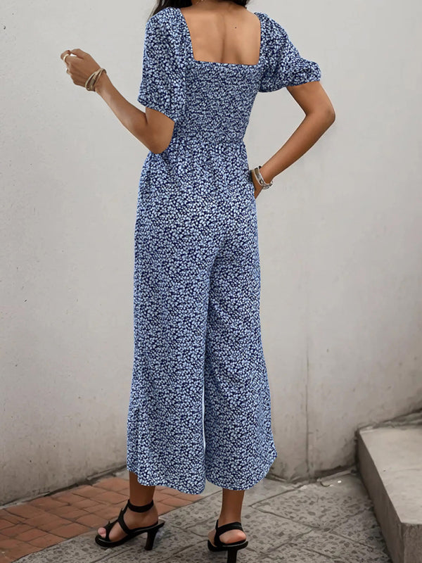 Women's New Fashion Printed Jumpsuit