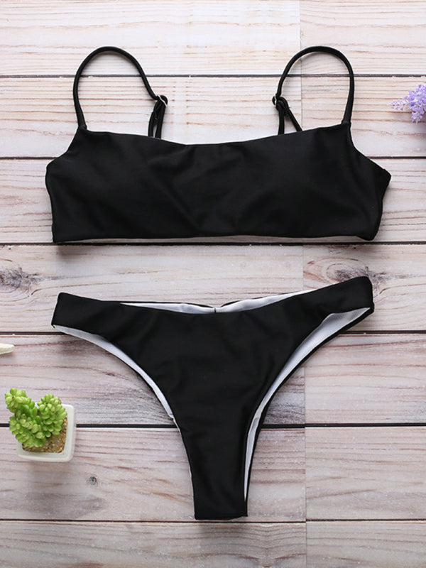 Women's Strappy Sexy Two-Piece Bikini Set