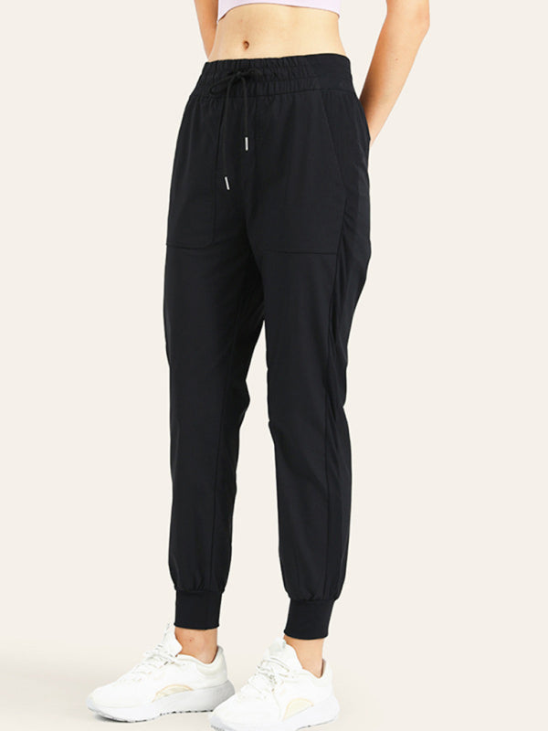 Women's quick-drying cool sweatpants drawstring casual pants