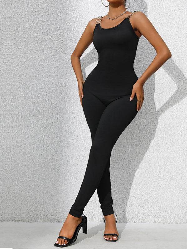 New sexy jumpsuit tight suspenders jumpsuit