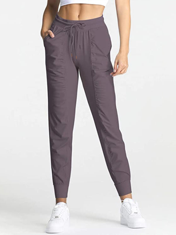 Women's quick dry loose running trousers