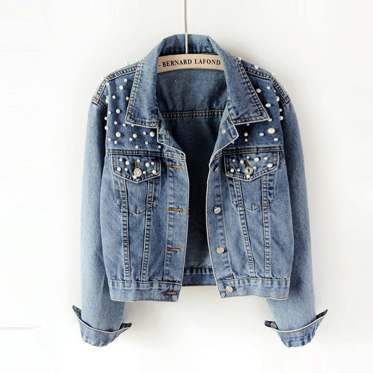 Women's Self-Design Sleeveless Denim Jacket